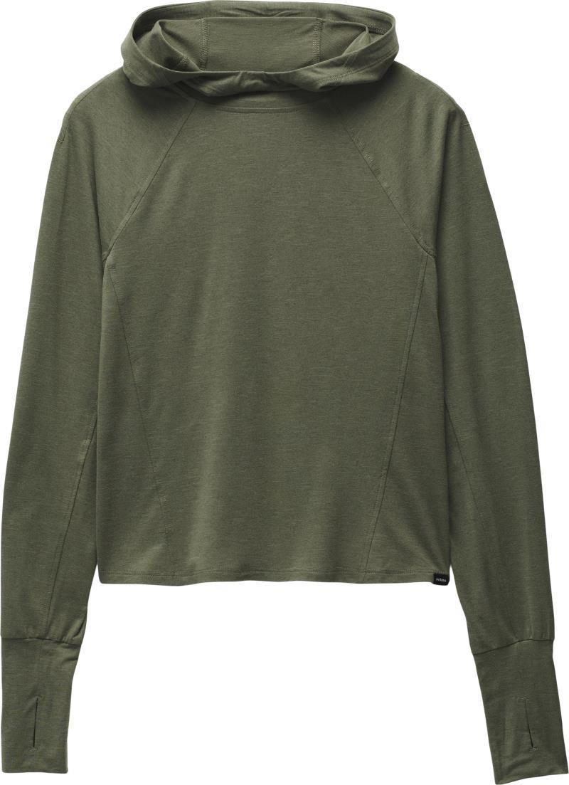 Sol Searcher Sun Hoodie - Womens - Rye Green 1
