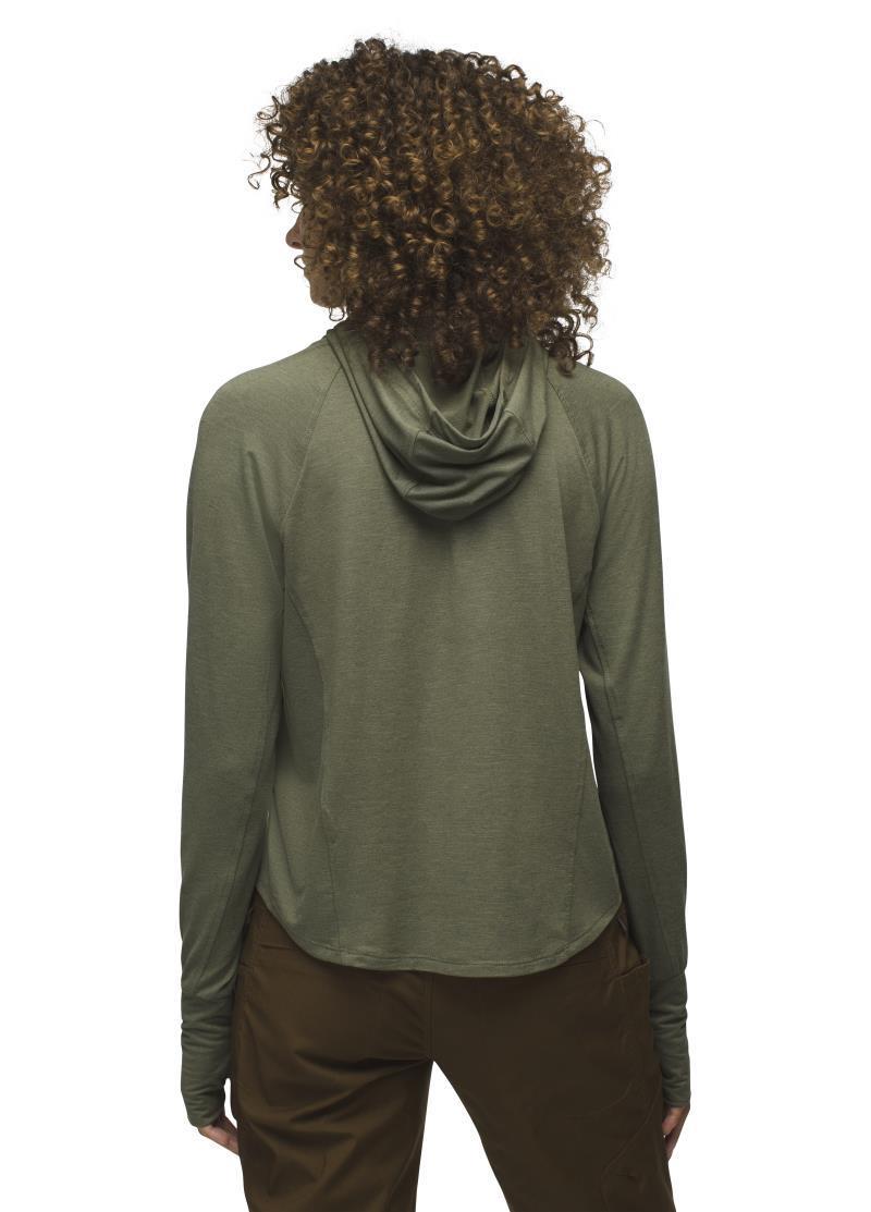Sol Searcher Sun Hoodie - Womens - Rye Green 3