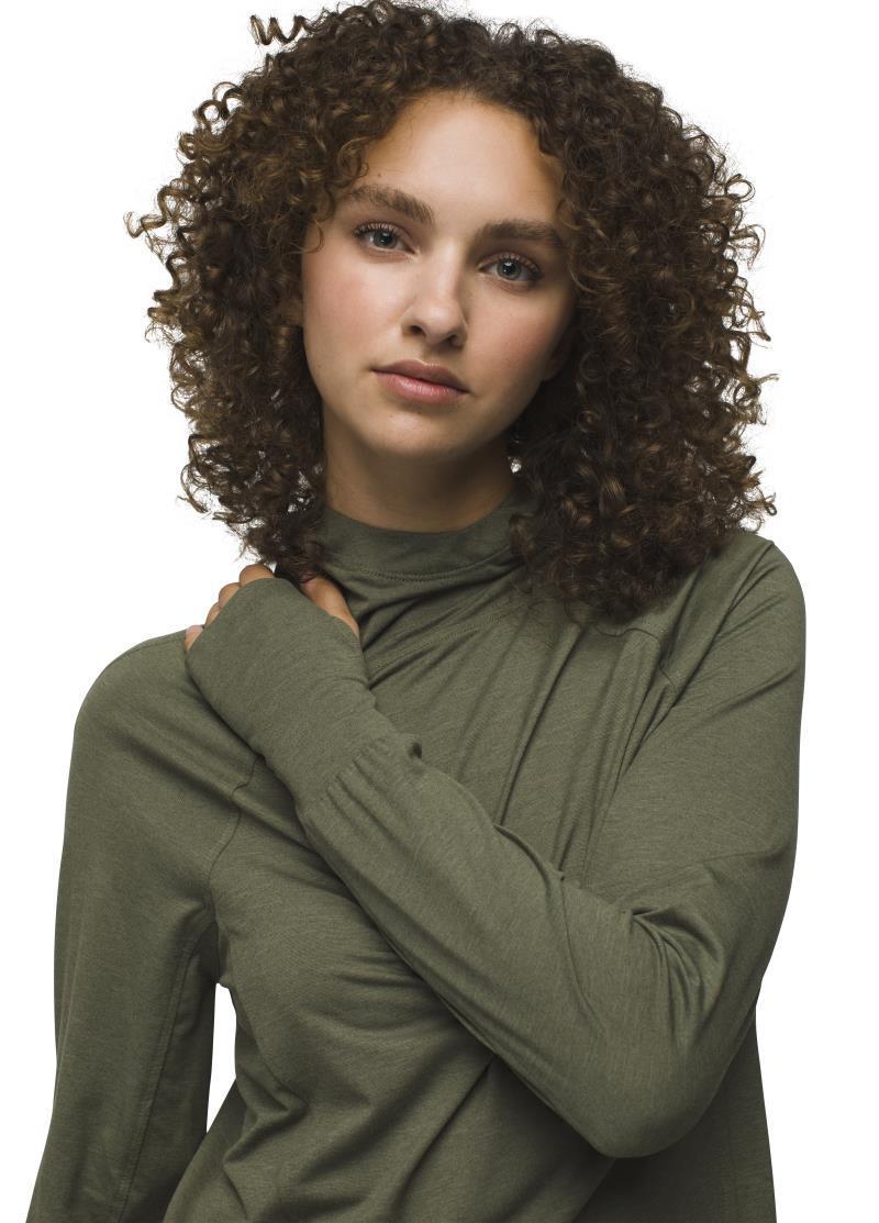 Sol Searcher Sun Hoodie - Womens - Rye Green 4