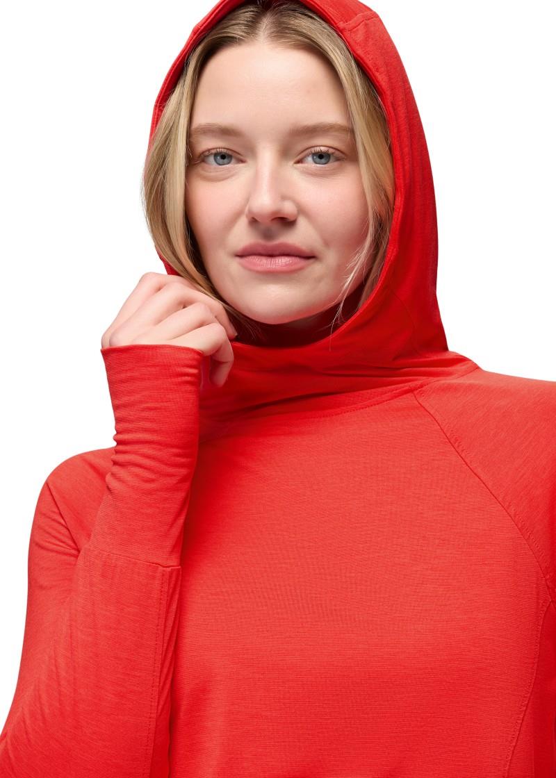Sol Searcher Sun Hoodie - Womens - pikes red 1