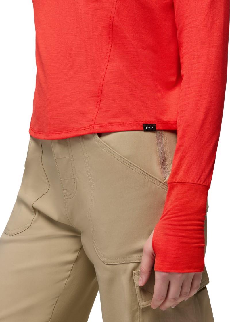 Sol Searcher Sun Hoodie - Womens - pikes red 1