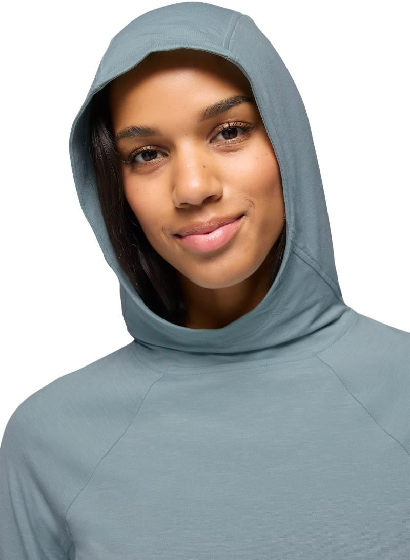 Sol Searcher Sun Hoodie - Womens - saltwater 1