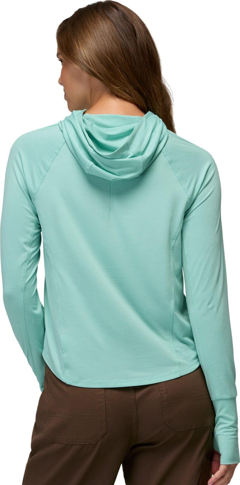Sol Searcher Sun Hoodie - Womens - sea glass 1