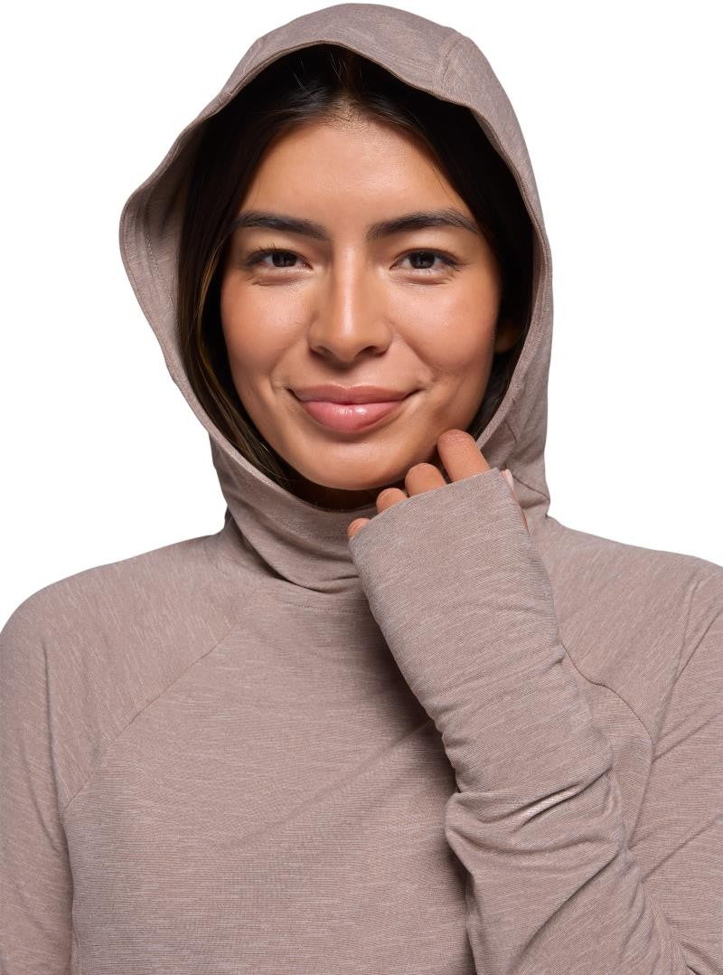 Sol Searcher Sun Hoodie - Womens - shroom 1
