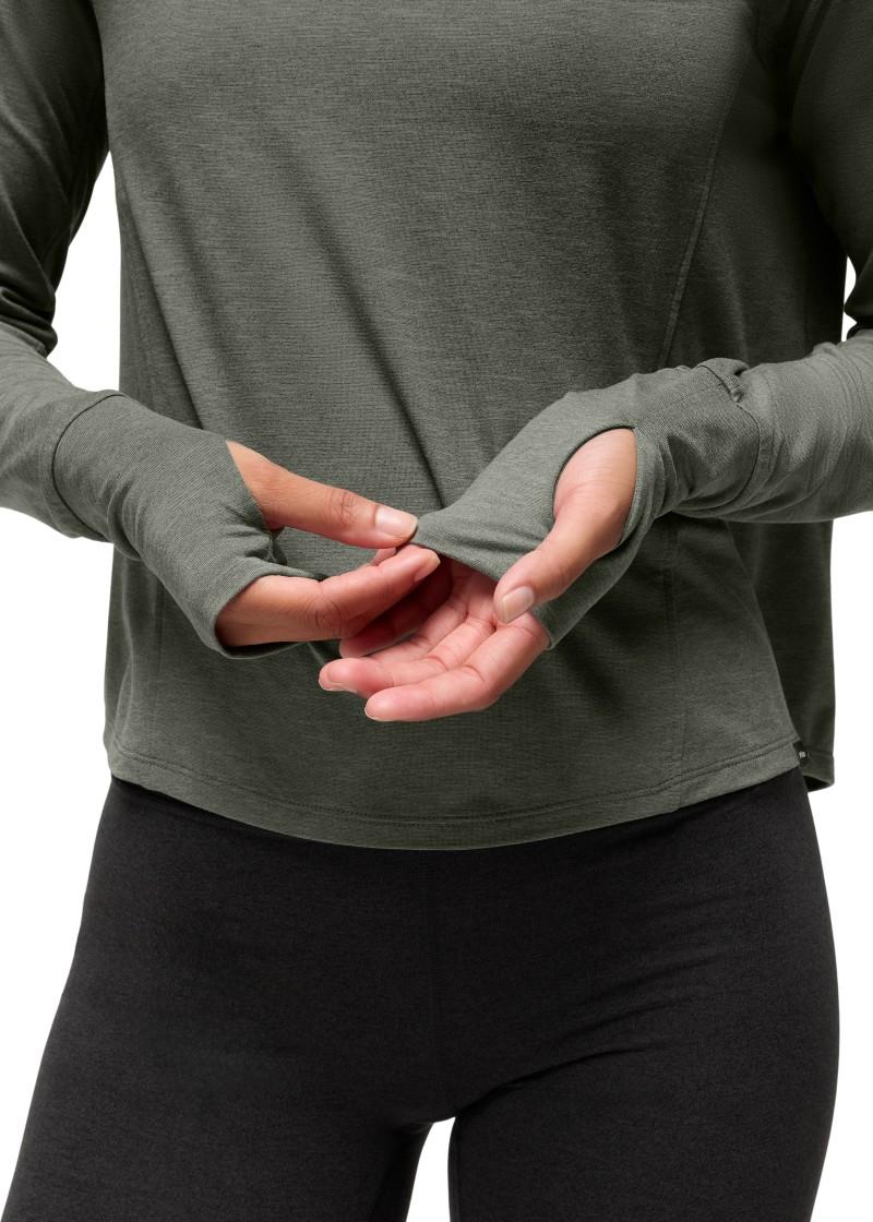 Sol Searcher Sun Hoodie - Womens - thyme 1
