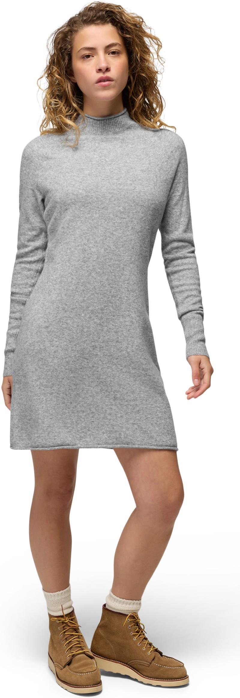 Steila Sweater Dress - heather grey 1