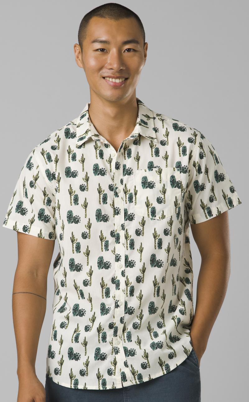 Stimmersee Shirt - Slim - Mens - Chalk Cactus 2
