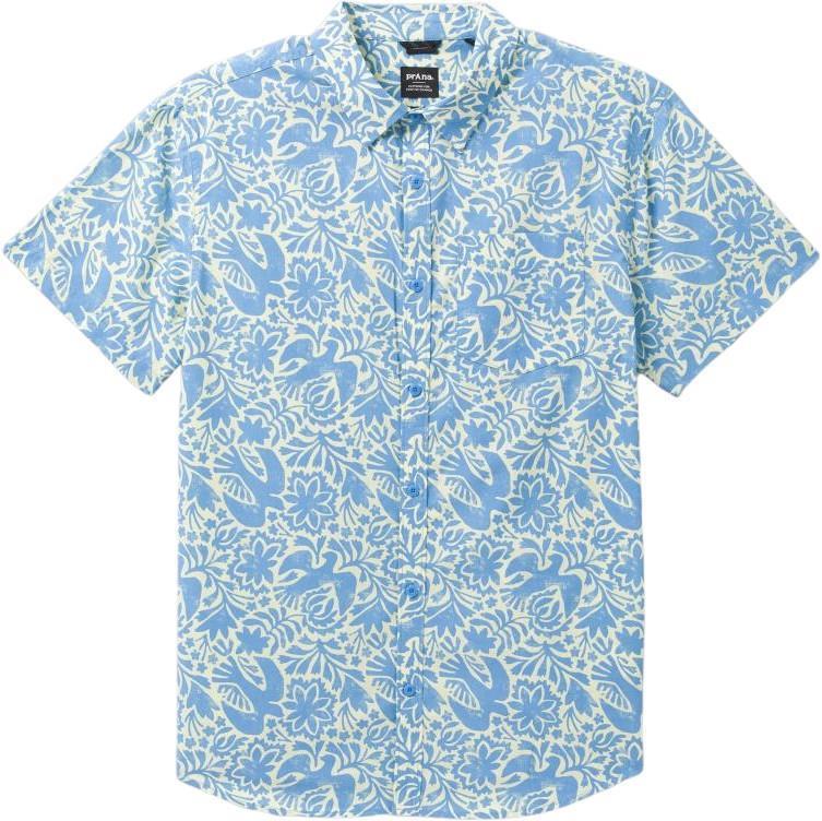 Stimmersee Shirt - Slim - Mens - Clear Sky Flora Fauna 1