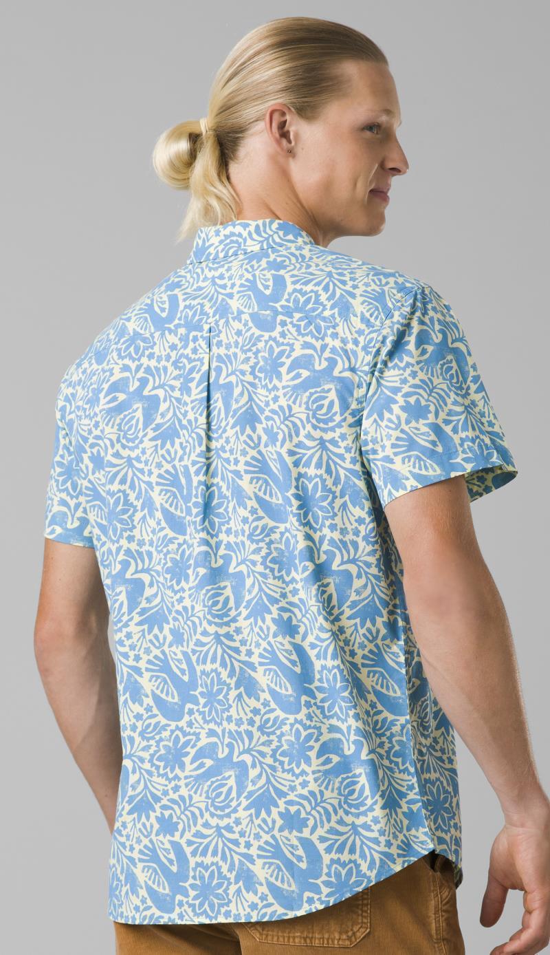 Stimmersee Shirt - Slim - Mens - Clear Sky Flora Fauna 3