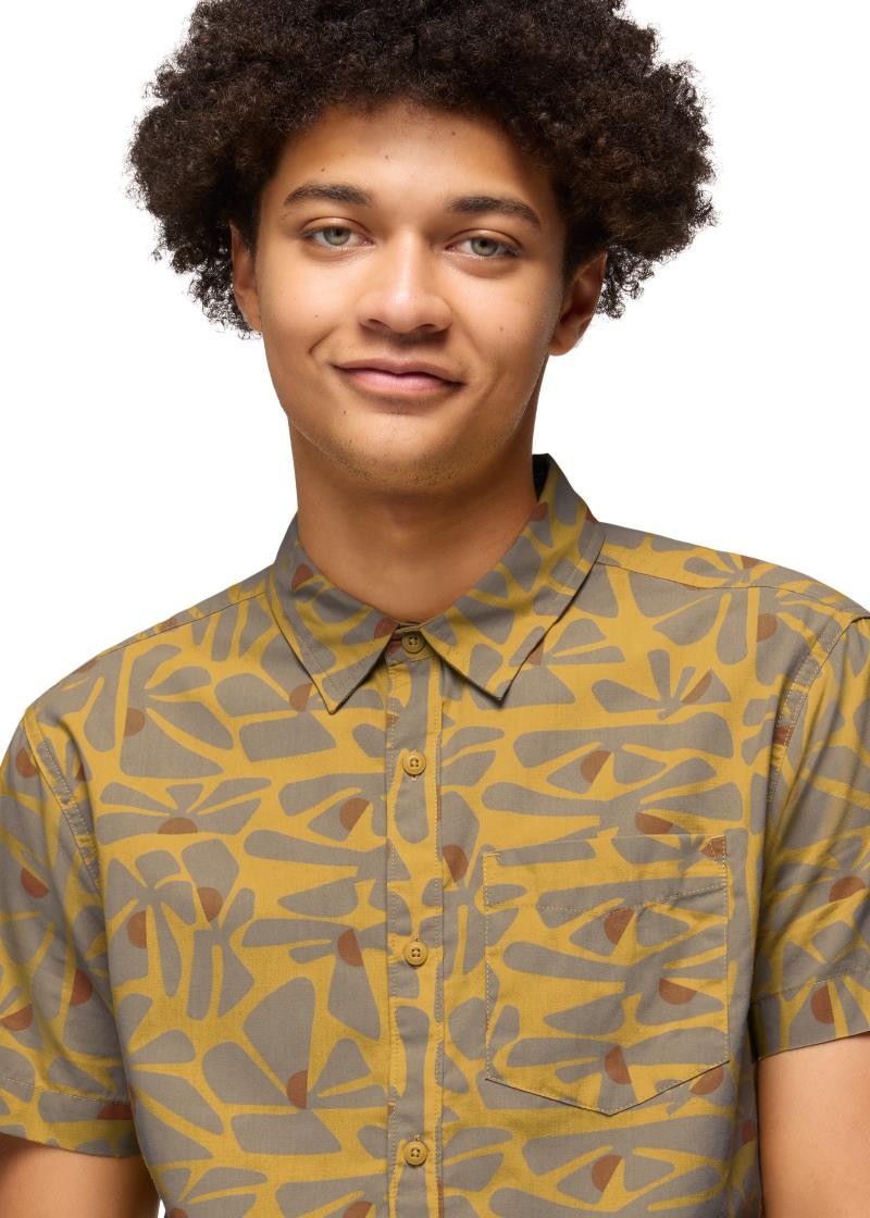 Stimmersee Shirt - Slim - Mens - pollen retro bloom 1