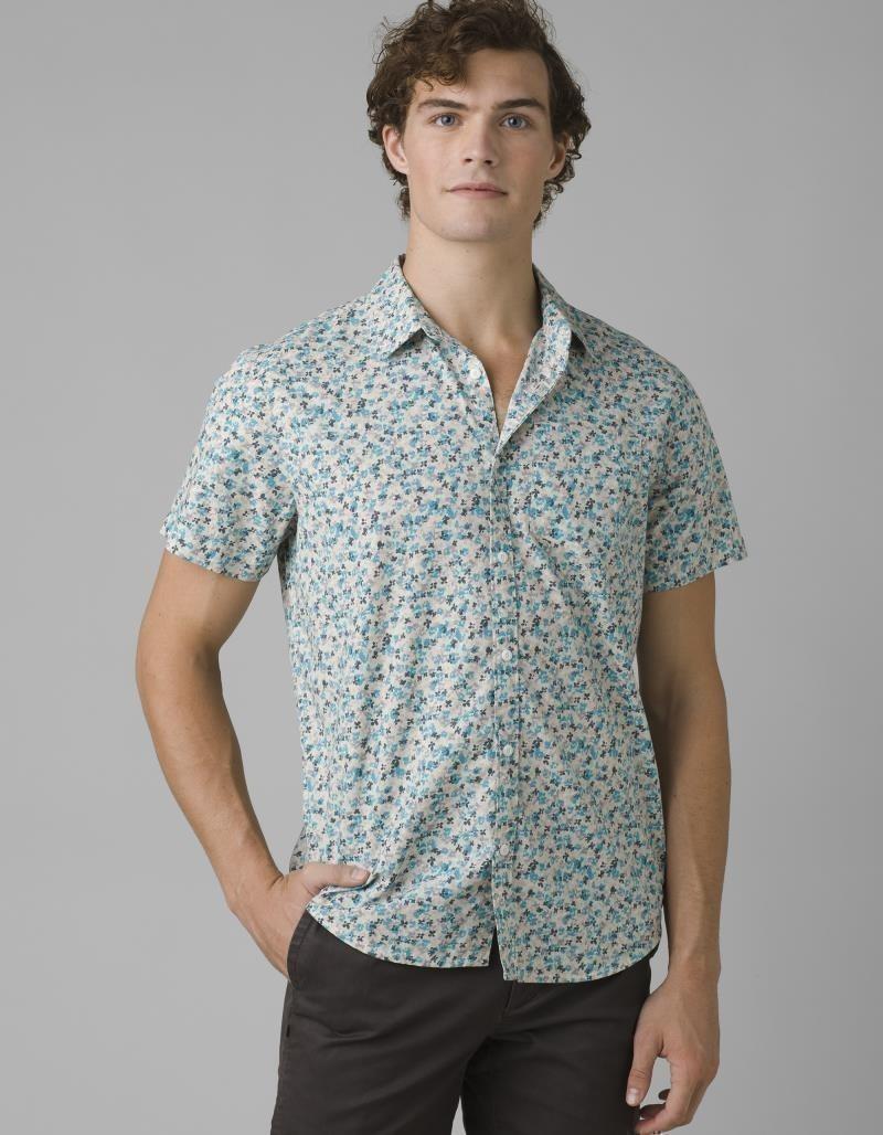 Stimmersee Shirt - Standard - Mens - blue floral 1