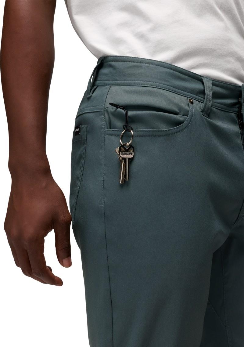 Stretch Zion 5 Pocket Pants, 30" Inseam - Mens - grey blue 1