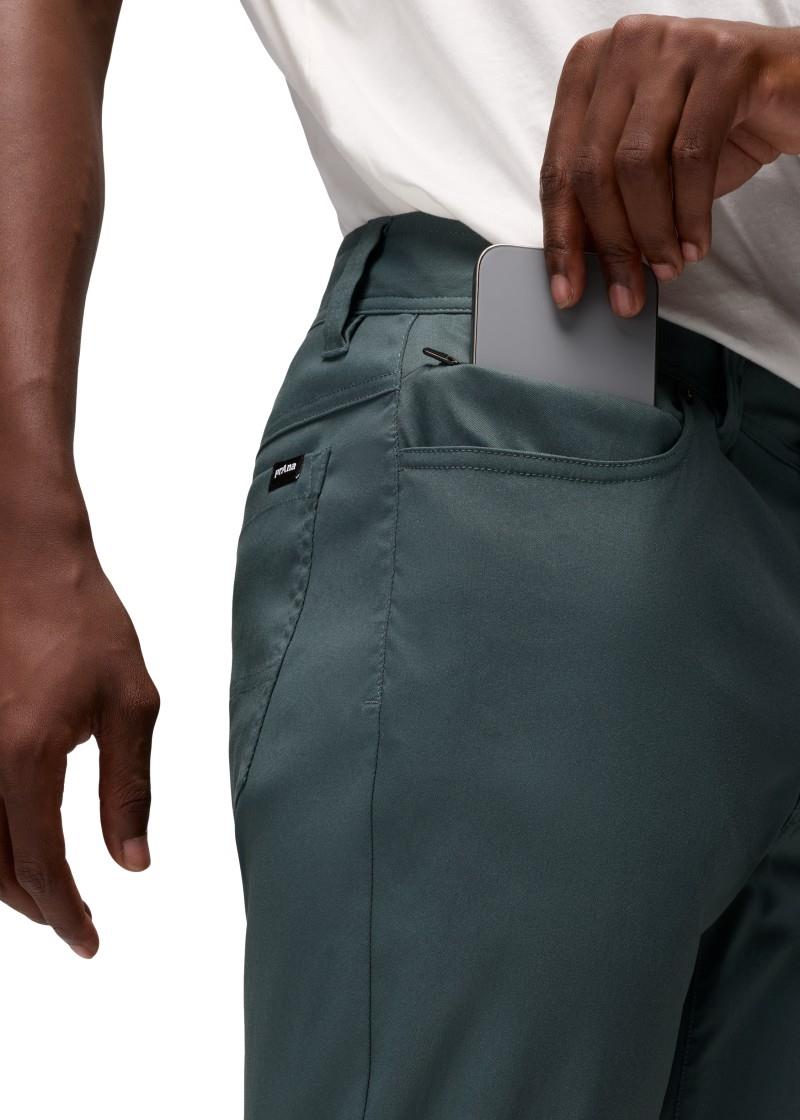 Stretch Zion 5 Pocket Pants, 34" Inseam - Mens - grey blue 1