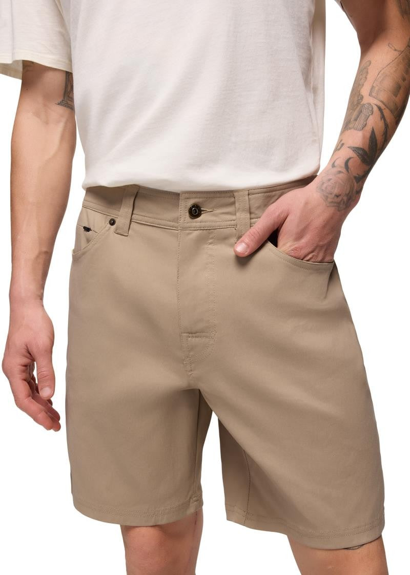 Stretch Zion 5 Pocket Shorts, 8" Inseam - Mens - sandbar 1