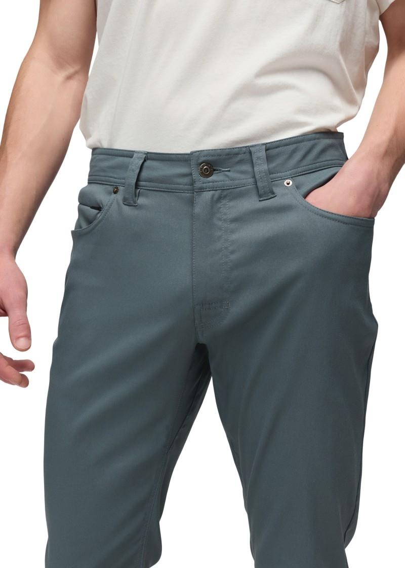 Stretch Zion 5 Pocket Slim Pants, 30" Inseam - Mens - grey blue 1
