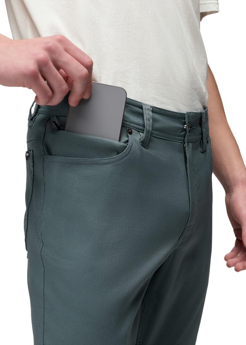 Stretch Zion 5 Pocket Slim Pants, 30" Inseam - Mens - grey blue 1