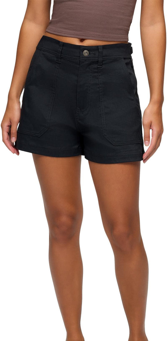 Stretch Zion Cargo Shorts, 3" Inseam - Womens - black 1