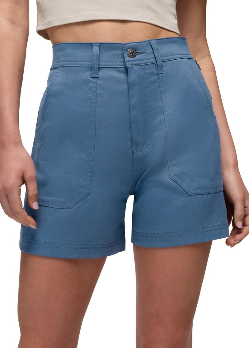 Stretch Zion Cargo Shorts, 3" Inseam - Womens - bluff blue 1