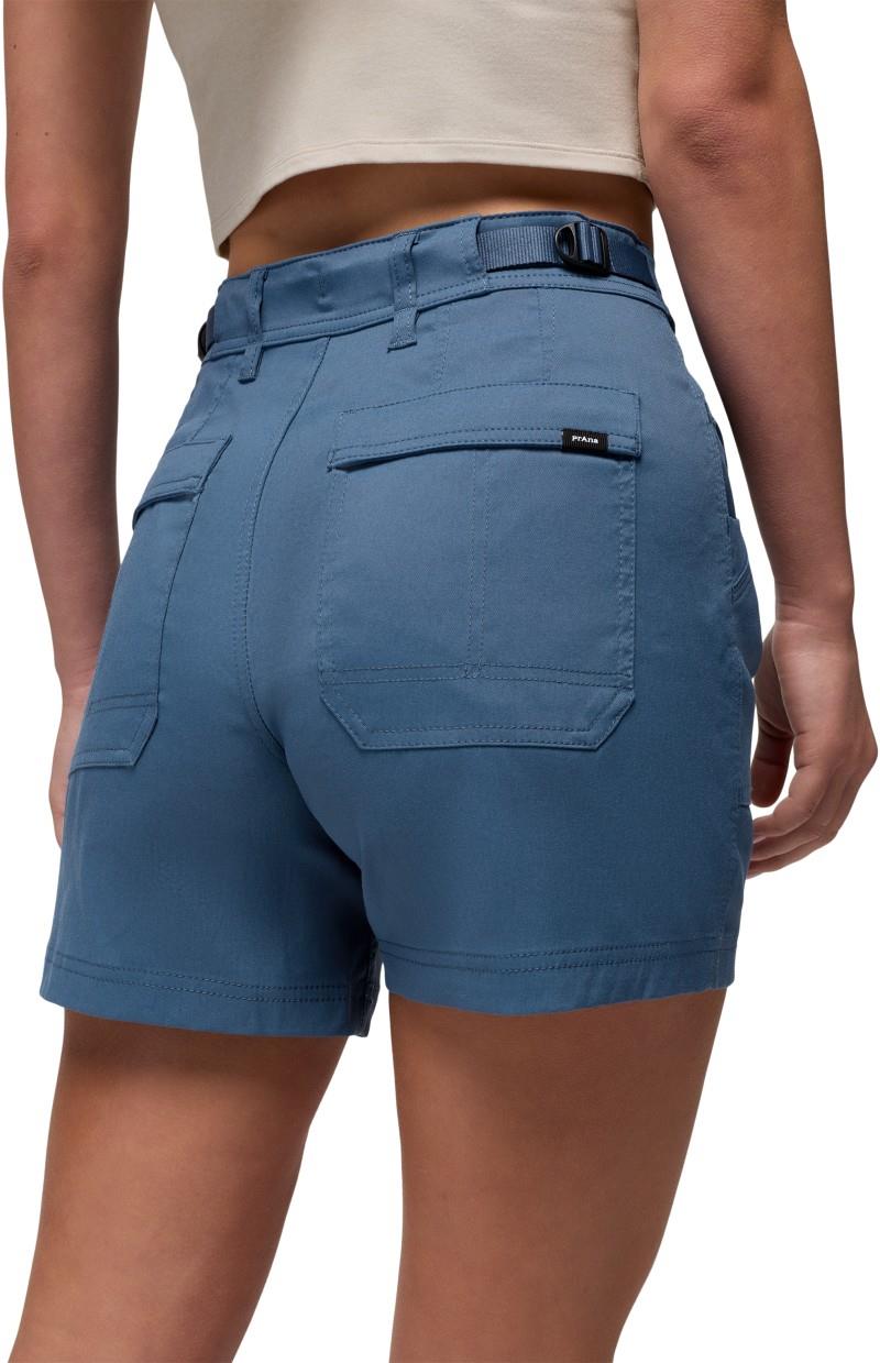 Stretch Zion Cargo Shorts, 5" Inseam - Womens - bluff blue 1