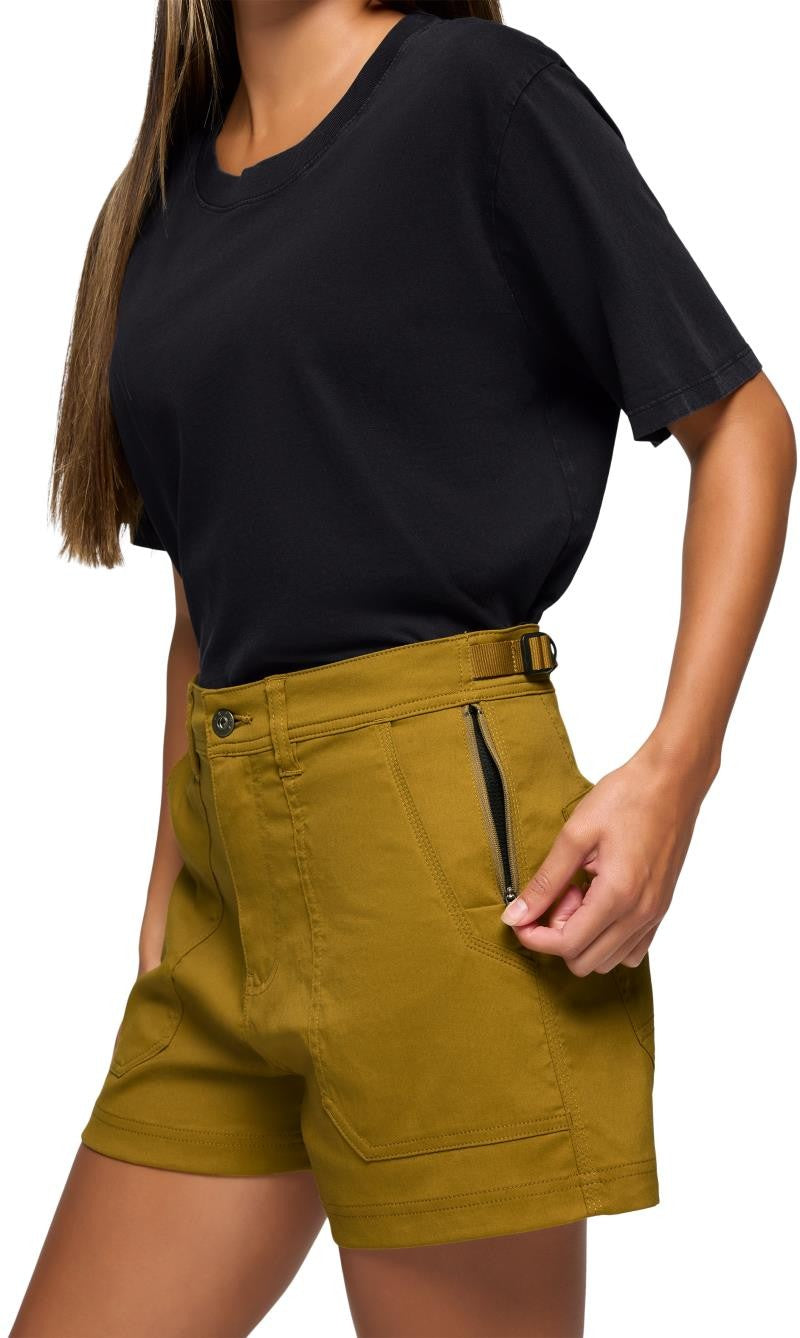 Stretch Zion Cargo Shorts, 5" Inseam - Womens - retro olive 1