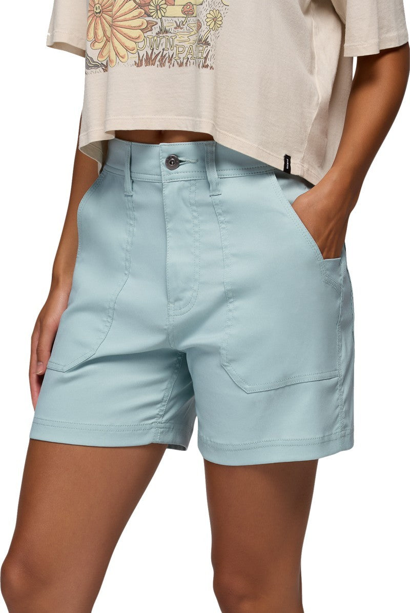 Stretch Zion Cargo Shorts, 5" Inseam - Womens - saltwater 1