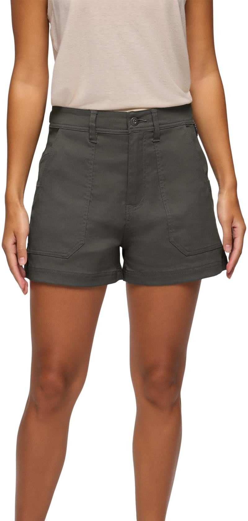 Stretch Zion Cargo Shorts, 5" Inseam - Womens - spruce 1
