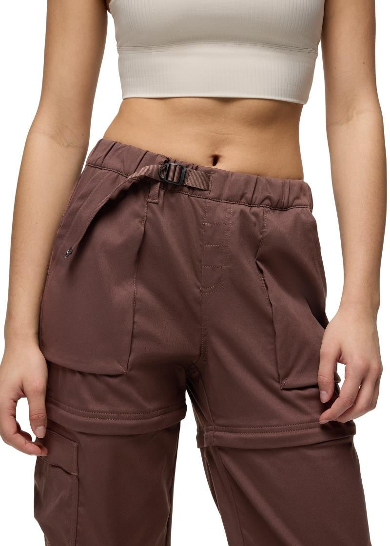 Stretch Zion Convertible Pants, Reg - Womens - mocha 1