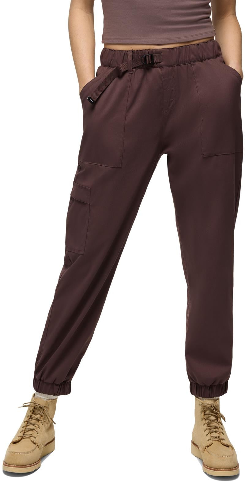 Stretch Zion E-Waist Joggers - Womens - mocha 1