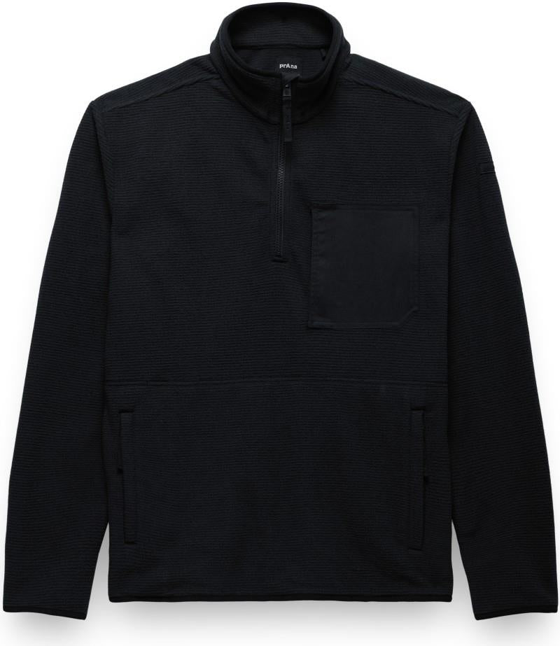 Stretch Zion Fleece 1/4 Zip - Mens - black 1