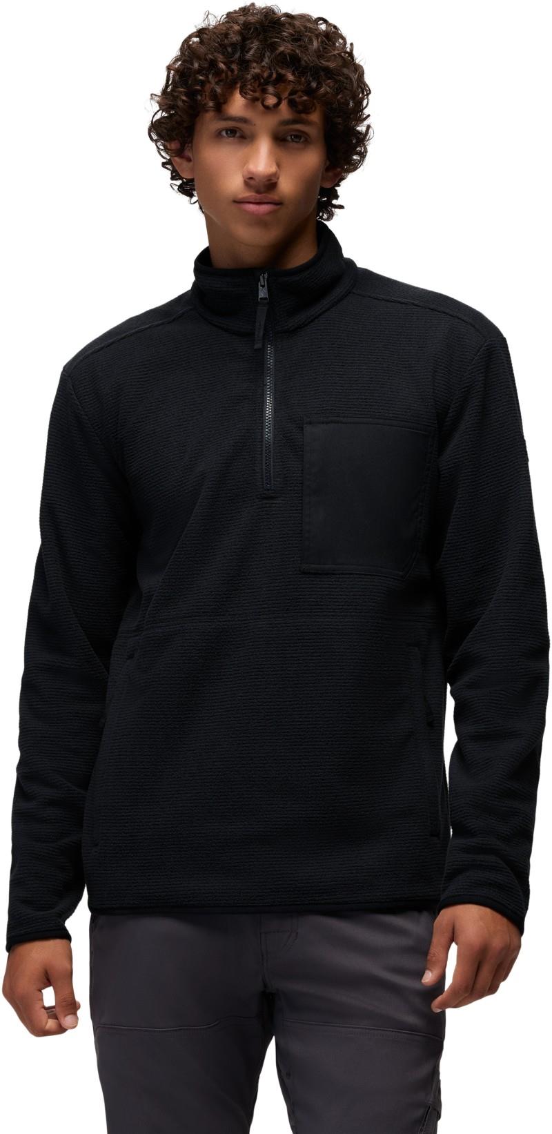 Stretch Zion Fleece 1/4 Zip - Mens - black 1