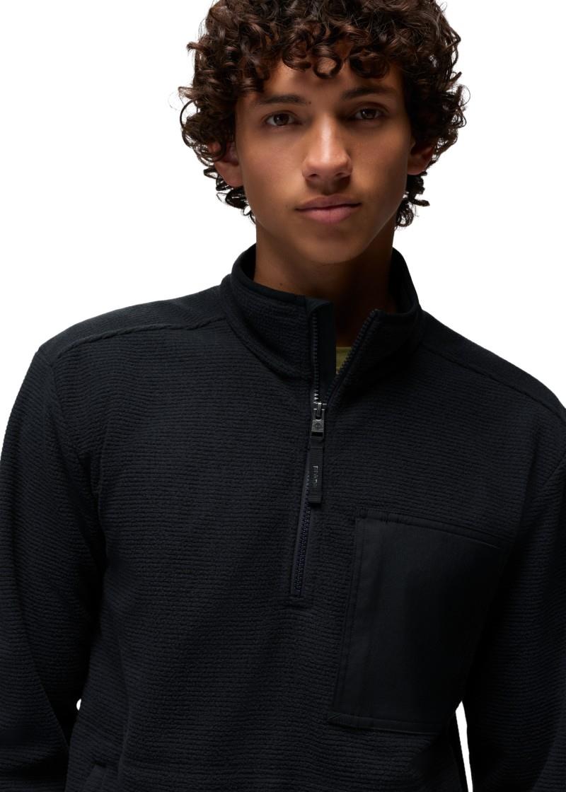 Stretch Zion Fleece 1/4 Zip - Mens - black 1