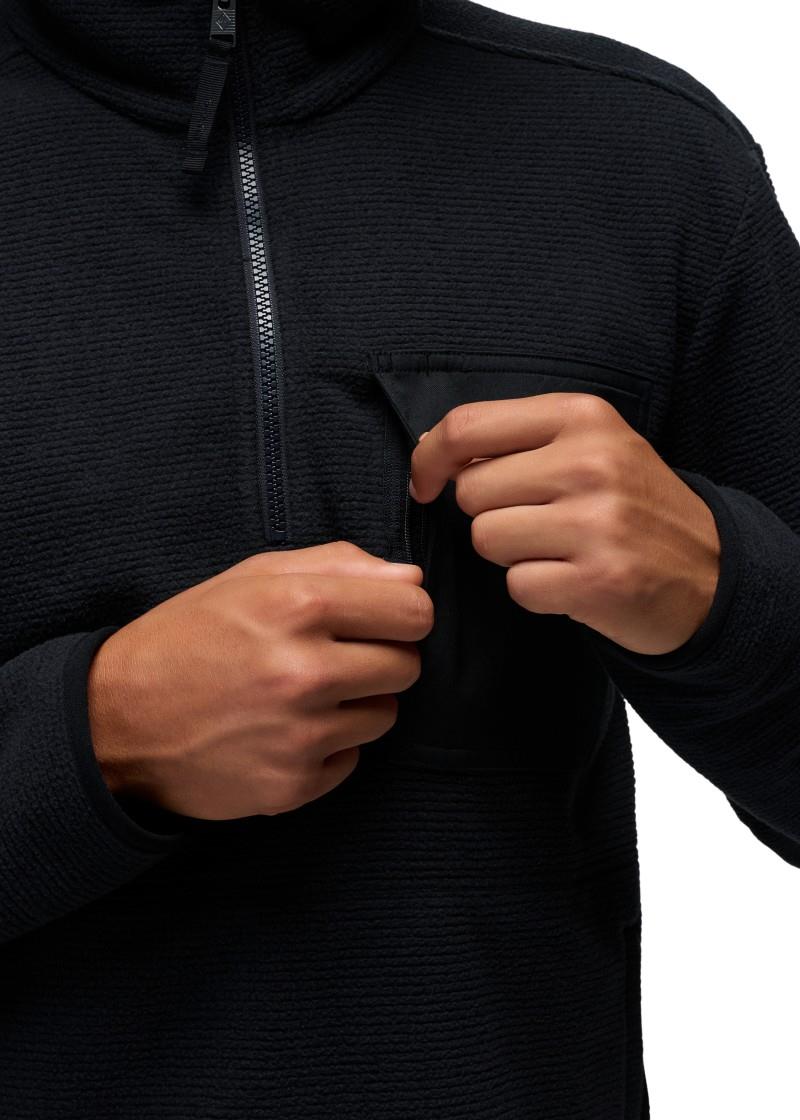 Stretch Zion Fleece 1/4 Zip - Mens - black 1