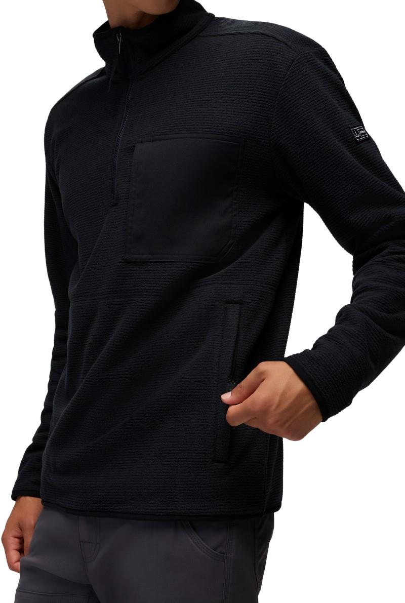 Stretch Zion Fleece 1/4 Zip - Mens - black 1