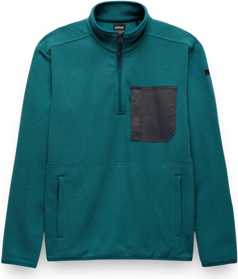 Stretch Zion Fleece 1/4 Zip - Mens - blue coral 1