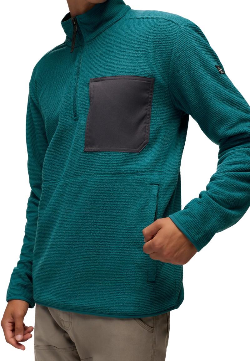 Stretch Zion Fleece 1/4 Zip - Mens - blue coral 1