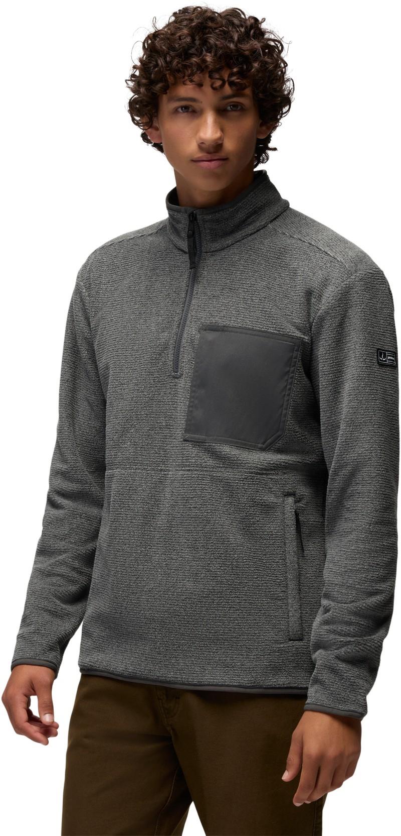 Stretch Zion Fleece 1/4 Zip - Mens - shadow heather 1