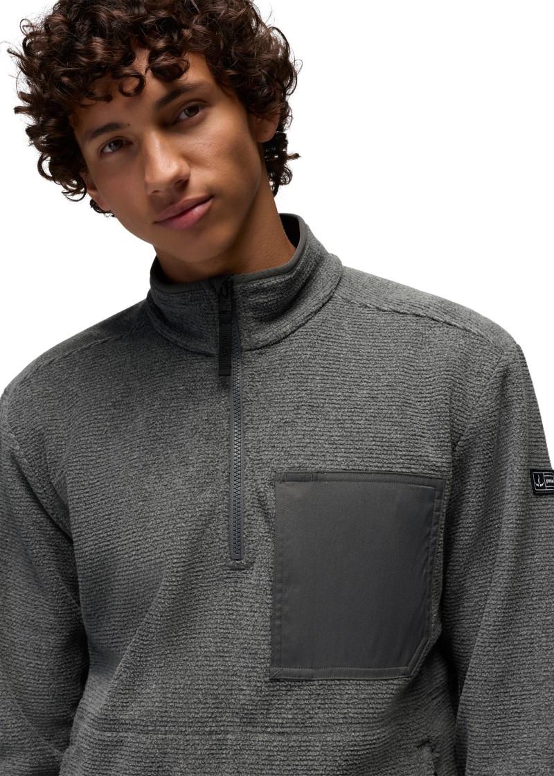 Stretch Zion Fleece 1/4 Zip - Mens - shadow heather 1