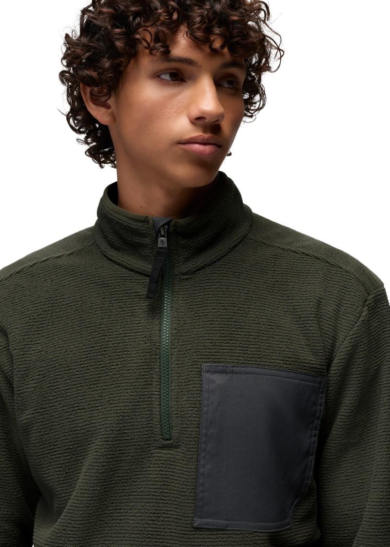 Stretch Zion Fleece 1/4 Zip - Mens - spruce 1