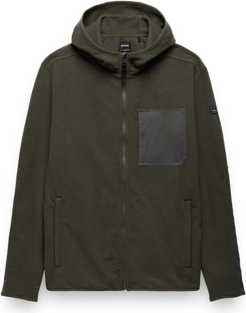 Stretch Zion Fleece Full Zip Hoodie - Mens - spruce 1