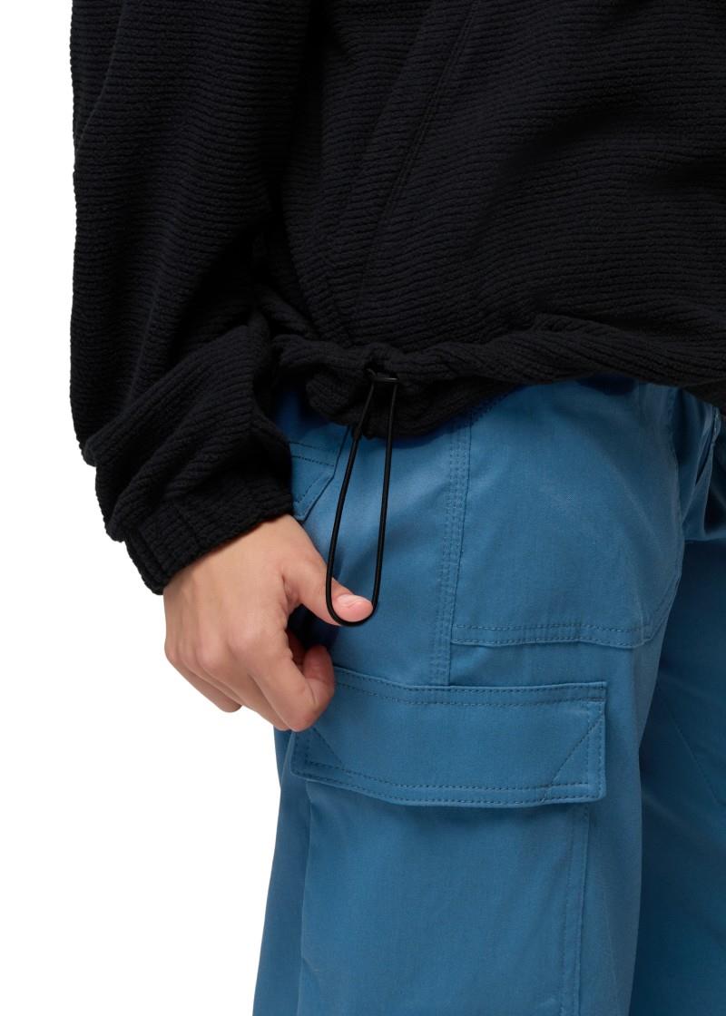 Stretch Zion Fleece Half Snap - Womens - black 1