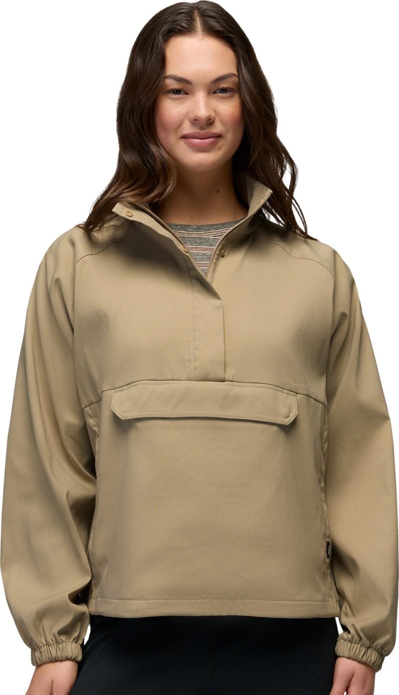 Stretch Zion Half Zip Popover - Womens - sandbar 1