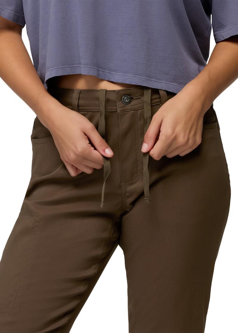 Stretch Zion Halle Mid Rise Pants, 32" Inseam - Womens - dark roast 1