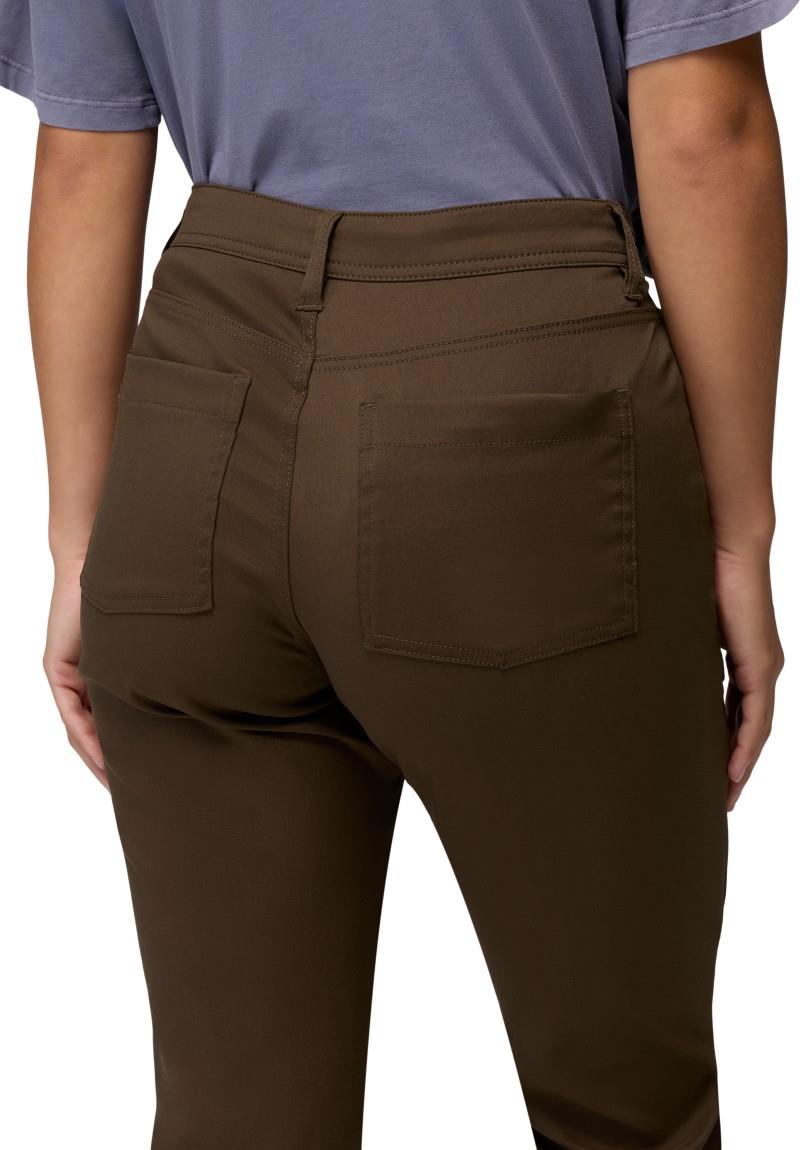 Stretch Zion Halle Mid Rise Pants, 34" Inseam - Womens - dark roast 1