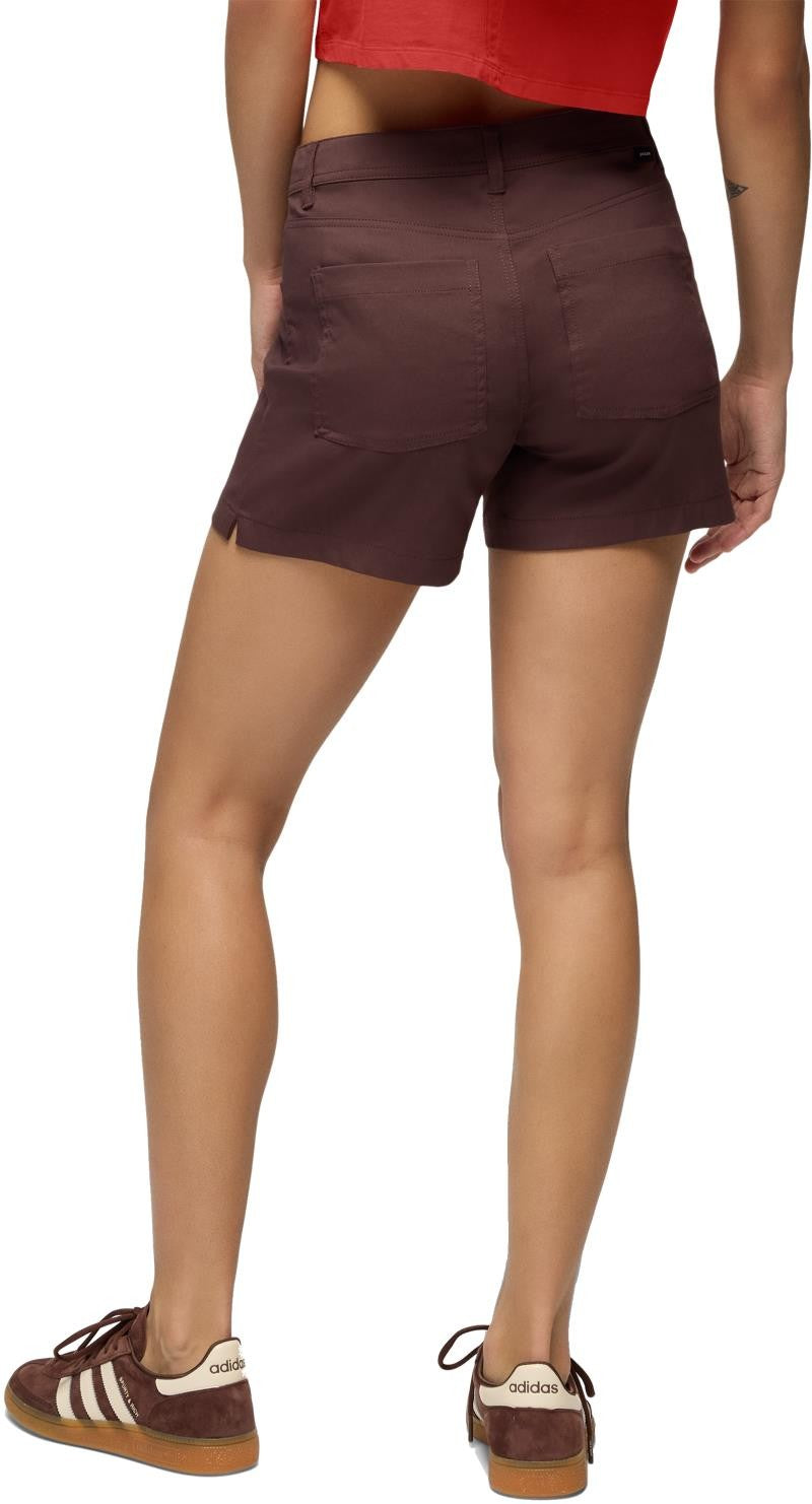 Stretch Zion Halle Shorts, 3" Inseam - Womens - mocha 1