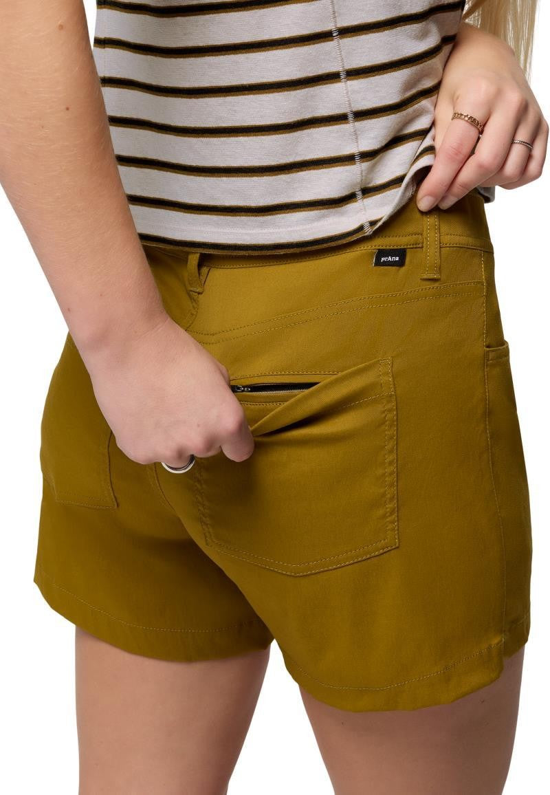 Stretch Zion Halle Shorts, 5" Inseam - Womens - retro olive 1