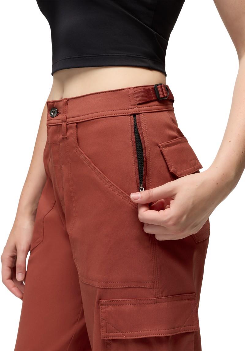 Stretch Zion High Rise Cargo Pants, 29" Inseam - Womens - red ochre 1