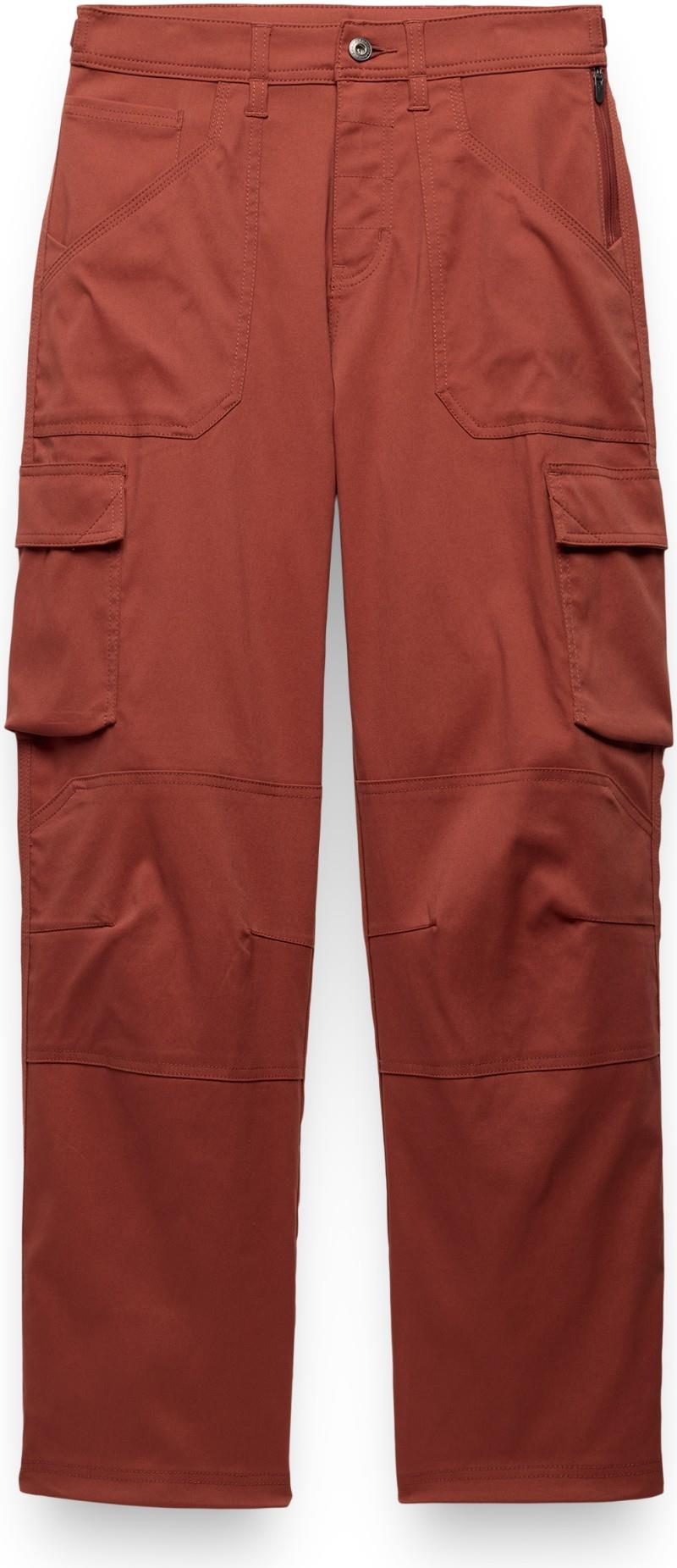 Stretch Zion High Rise Cargo Pants, 33" Inseam - Womens - red ochre 1