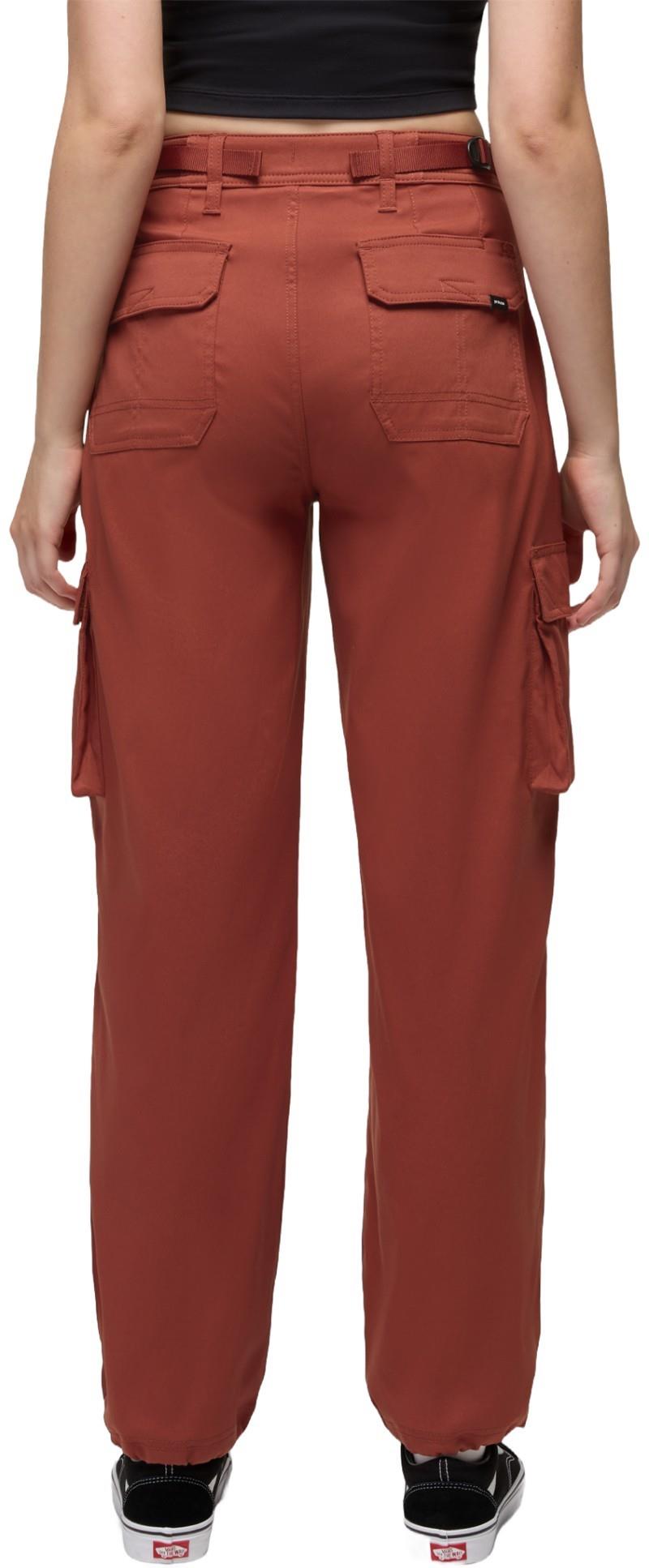 Stretch Zion High Rise Cargo Pants, 33" Inseam - Womens - red ochre 1