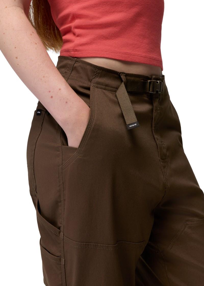 Stretch Zion High Rise Cinch Pants, Reg - Womens - dark roast 1