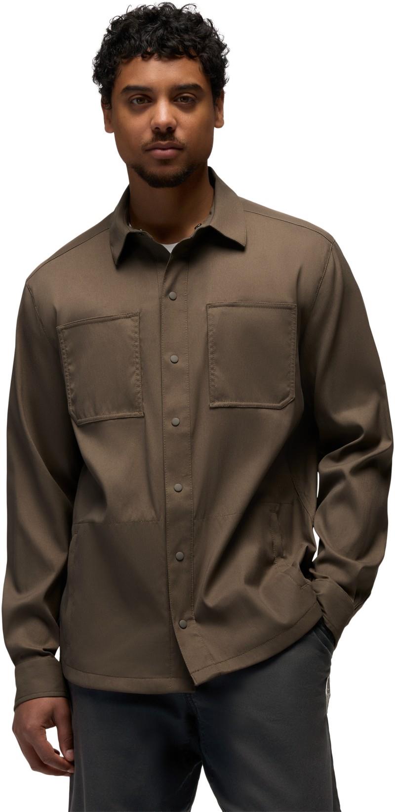 Stretch Zion LS Shirt - Mens - mud 1